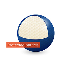 mikroverkapselung-en-04 Protected particle - microencapsulation