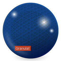 Sprühgranulieren - Das fertige Granulat hat eine geschlossene Oberfläche